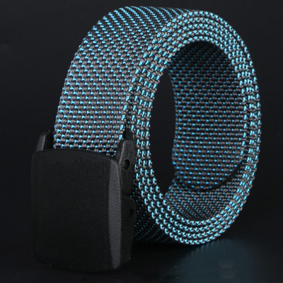 Ежедневен текстилен колан с метална катарама подходящ за мъже и жени