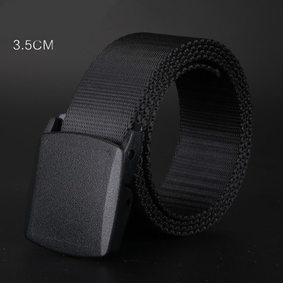 Ежедневен текстилен колан с метална катарама подходящ за мъже и жени