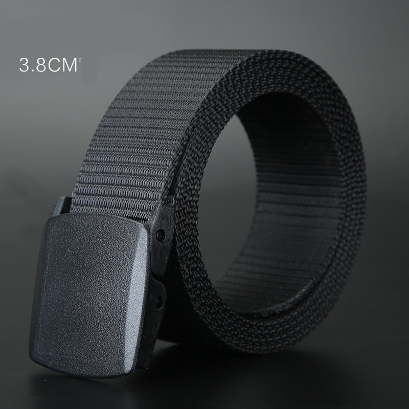 Ежедневен текстилен колан с метална катарама подходящ за мъже и жени