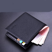 Мъжки ежедневен кожен портфейл - няколко модела в черен цвят