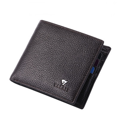 Мъжки ежедневен кожен портфейл - няколко модела в черен цвят