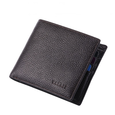 Мъжки ежедневен кожен портфейл - няколко модела в черен цвят