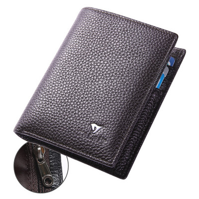 Мъжки ежедневен кожен портфейл - няколко модела в черен цвят