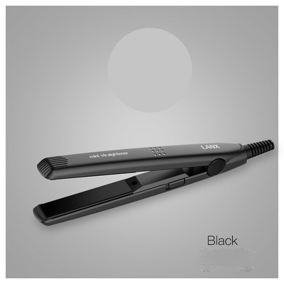 Mini nešiojamas plaukų tiesintuvas su lediniu apšvietimu