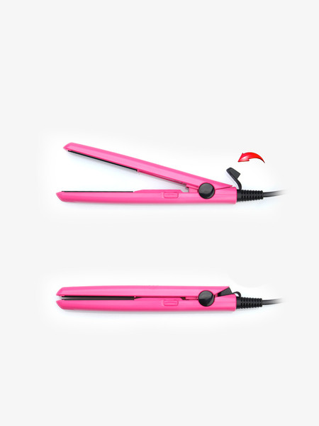 Mini nešiojamas plaukų tiesintuvas su lediniu apšvietimu