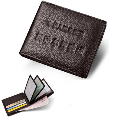 Ежедневен мъжки портфейл в черен цвят от еко кожа - няколко модела