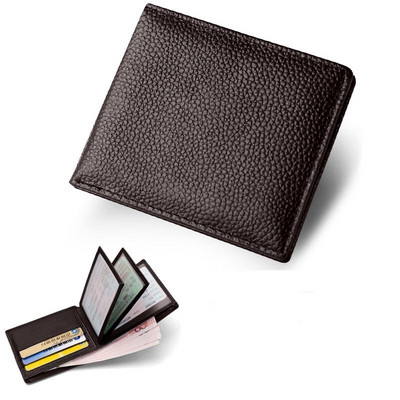 Ежедневен мъжки портфейл в черен цвят от еко кожа - няколко модела