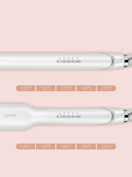 Преса за коса с йонизация AARHUS за изправяне и къдрене