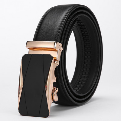 Черен мъжки колан от еко кожа в няколко модела