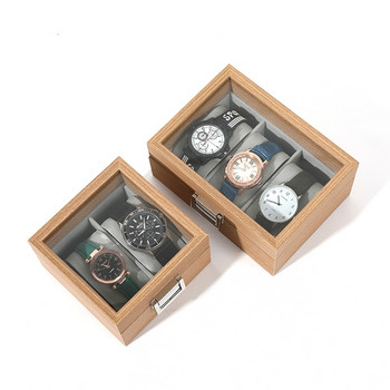 Дървена кутия подходяща за съхранение на часовник 
