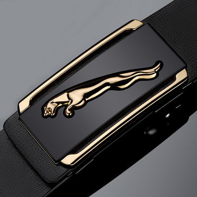 Модерен мъжки колан от еко кожа с различни катарами