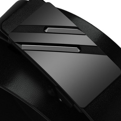 Модерен мъжки колан от еко кожа с различни катарами