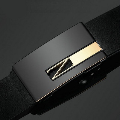 Модерен мъжки колан от еко кожа с различни катарами