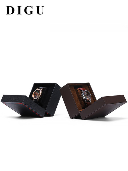 Stilingas laikrodžio dėklas pagamintas iš eko odos