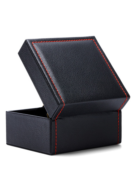 Stilingas laikrodžio dėklas pagamintas iš eko odos