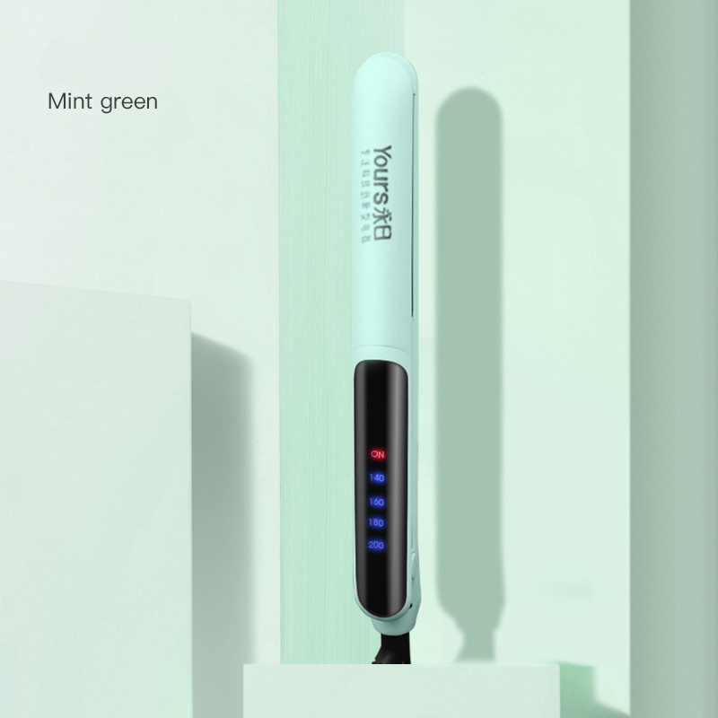Hair straightener suitable for styling, straightening and curling