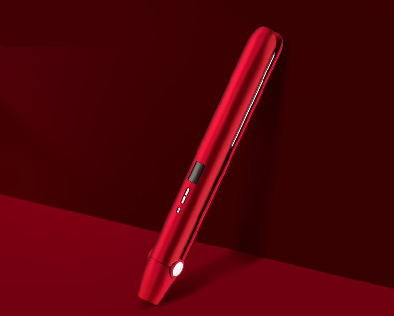 Малка и компактна преса за изправяне или къдрене на коса 