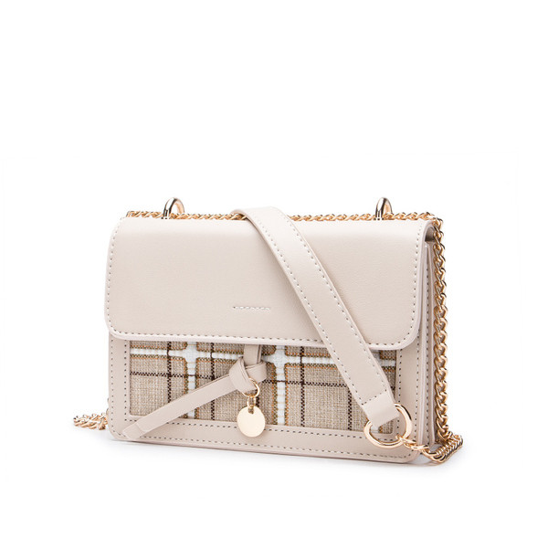 Модерна дамска чанта с дълга дръжка в два модела