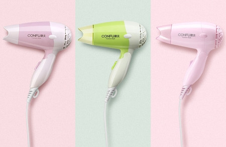 Sulankstomas nešiojamas plaukų džiovintuvas Kangfu, kurio galia 800w