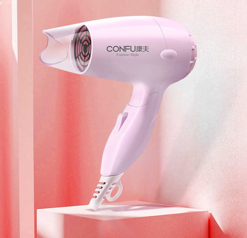 Sulankstomas nešiojamas plaukų džiovintuvas Kangfu, kurio galia 800w