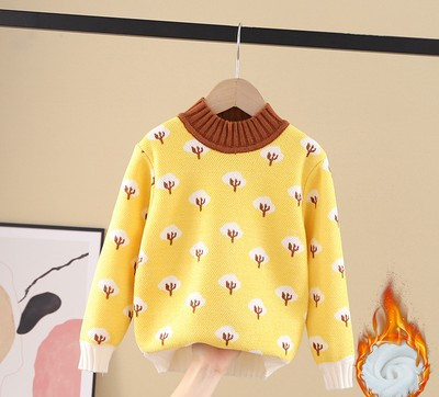 Детски зимен пуловер, подходящ за момичета в различни модели и цветове