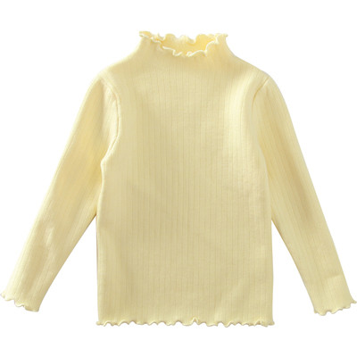 Ежедневен детски пуловер с топла подплата и висока яка