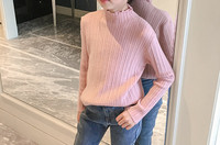 Ежедневен детски пуловер за момичета - изчистен модел