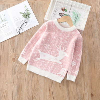 Ежедневен детски пуловер за момичета в няколко модела