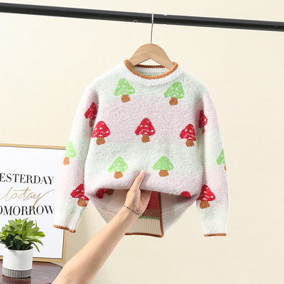 Ежедневен детски пуловер за момичета в няколко модела