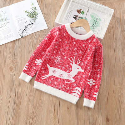 Ежедневен детски пуловер за момичета в няколко модела