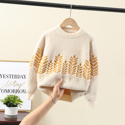 Ежедневен детски пуловер за момичета в няколко модела