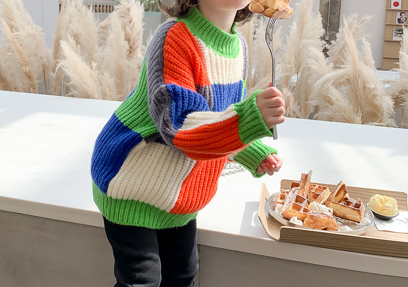 Детски пуловер за момичета в различни модели