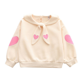 Παιδικό πουλόβερ για κορίτσια με τύπωμα καρδιές