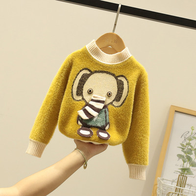 Ежедневен детски пуловер за момичета и момчета-няколко модела