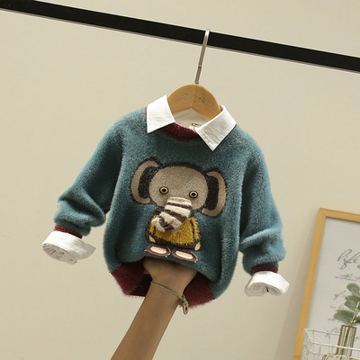 Ежедневен детски пуловер за момичета и момчета-няколко модела