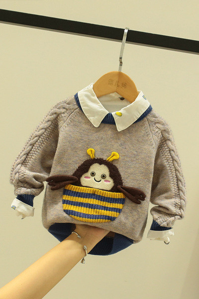 Ежедневен детски пуловер за момичета и момчета-няколко модела