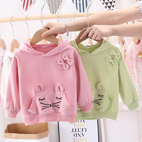 Παιδικό φούτερ με τρισδιάστατο στοιχείο και κουκούλα