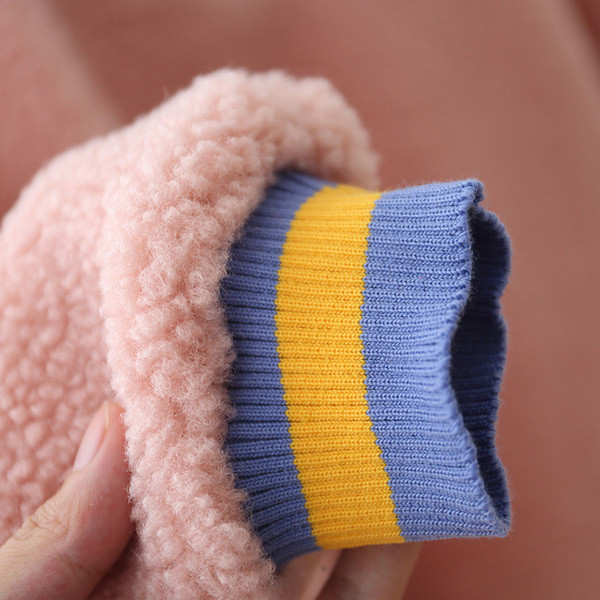 Dječji puhasti pulover za djevojčice i dječake sa špic kragnom