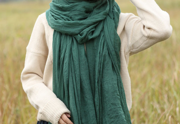 Moderan ženski dugi šal-clean model