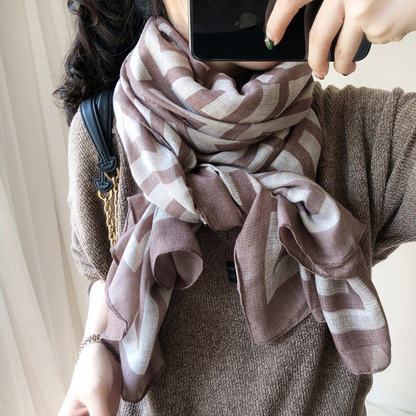 Ženski casual dugi šal u tri boje