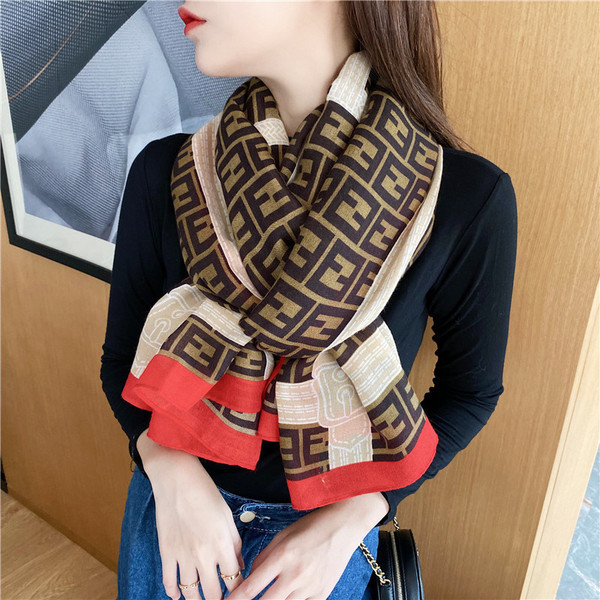 Ženski casual pamučni šal pogodan za zimu u više boja