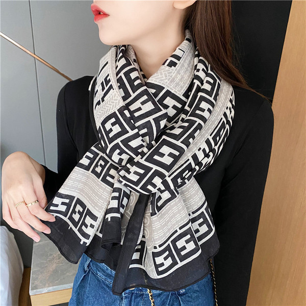 Ženski casual pamučni šal pogodan za zimu u više boja