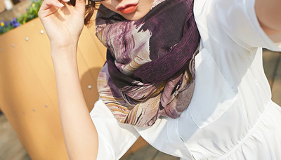 Svileni ženski šal u boji-više modela