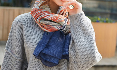 Svileni ženski šal u boji-više modela