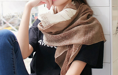 Svileni ženski šal u boji-više modela