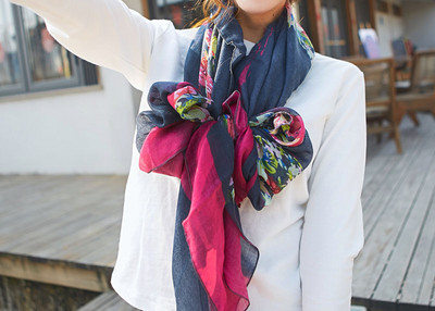 Svileni ženski šal u boji-više modela