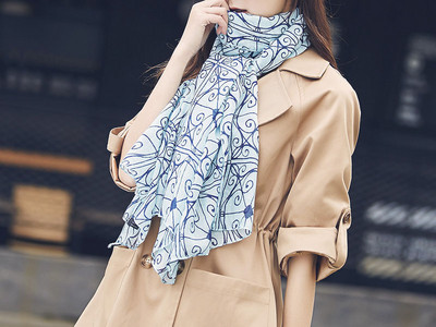 Svileni ženski šal u boji-više modela