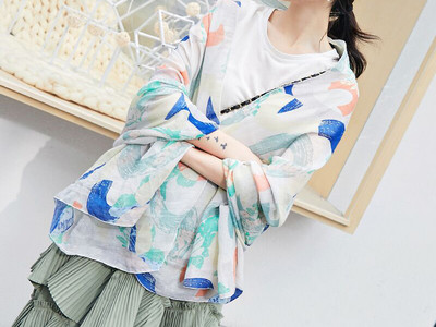 Svileni ženski šal u boji-više modela