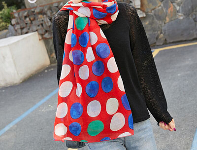 Svileni ženski šal u boji-više modela