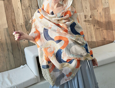 Svileni ženski šal u boji-više modela